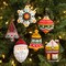 Bucilla Felt Ornaments Applique Kit Set Of 6-Santa's Nordic Set